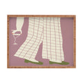 DENY Designs Pinkies Up Whimsy Rectangular Tray