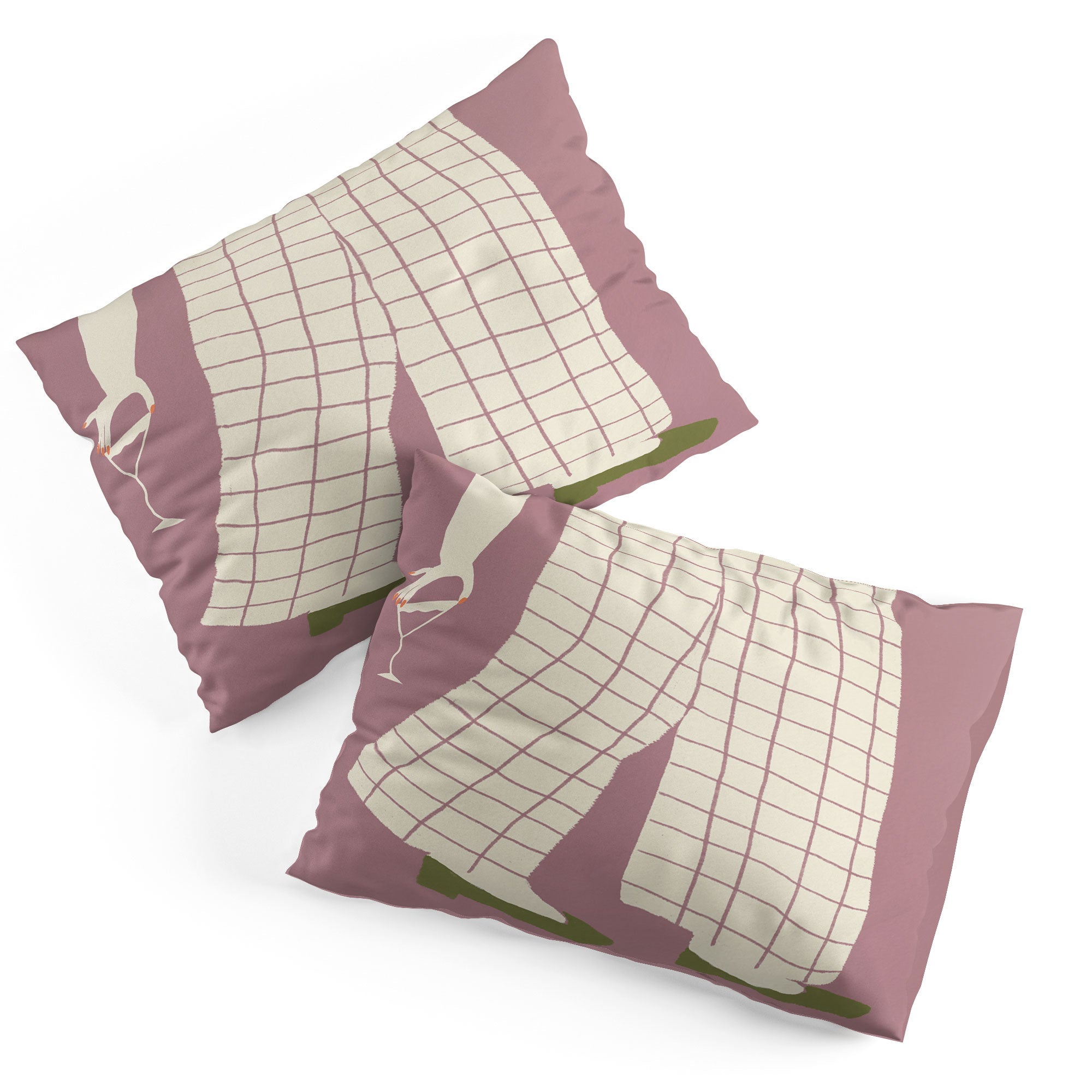 DENY Designs Pinkies Up Whimsy Pillow Shams