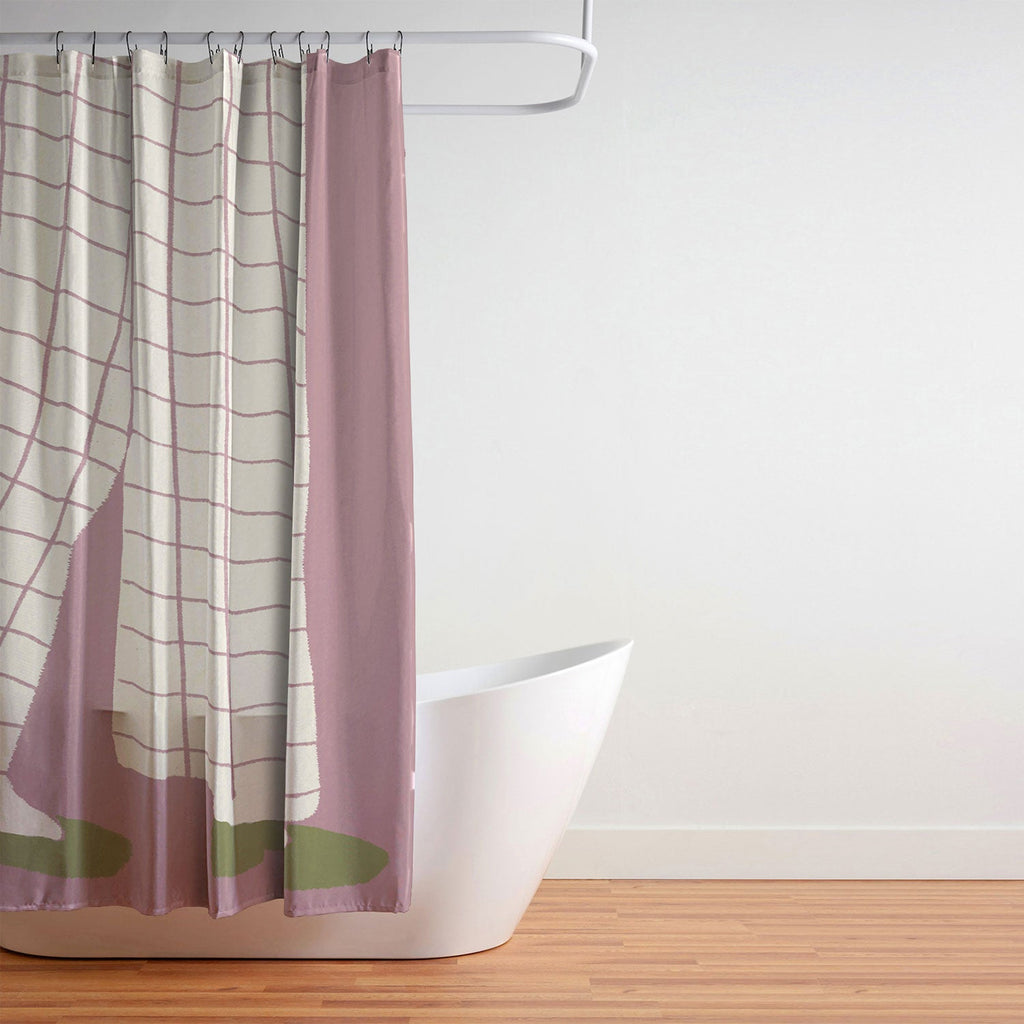 DENY Designs Pinkies Up Whimsy Shower Curtain