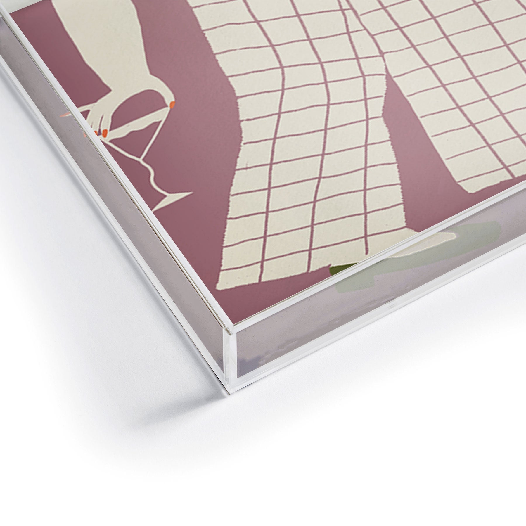 DENY Designs Pinkies Up Whimsy Acrylic Tray