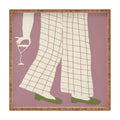 DENY Designs Pinkies Up Whimsy Square Tray