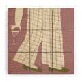 DENY Designs Pinkies Up Whimsy Wood Wall Mural