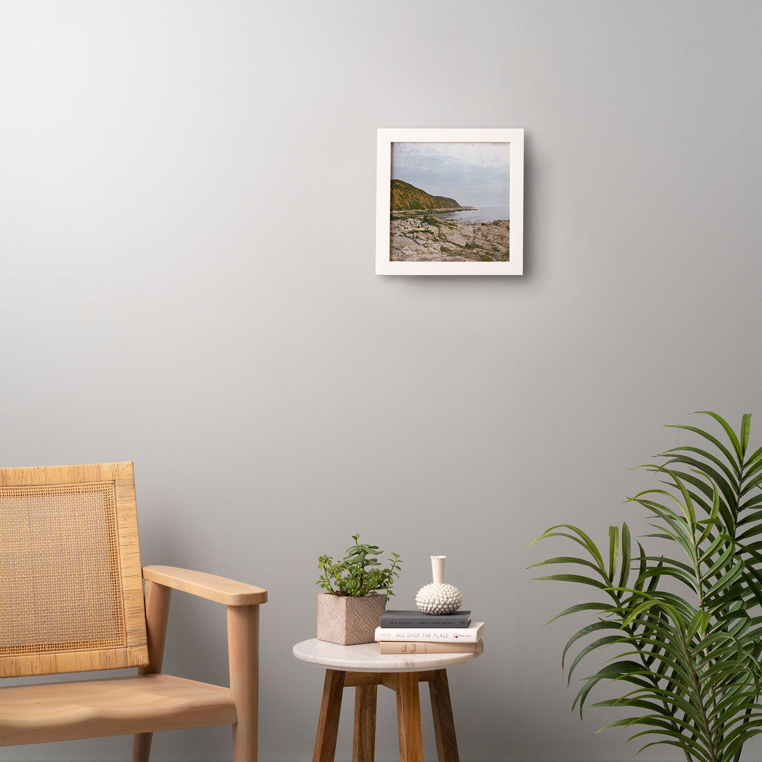 DENY Designs rocky beachside Framed Wall Art