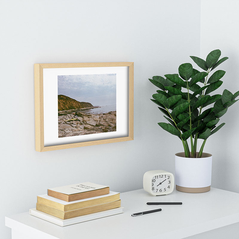 DENY Designs rocky beachside Recessed Framing Rectangle