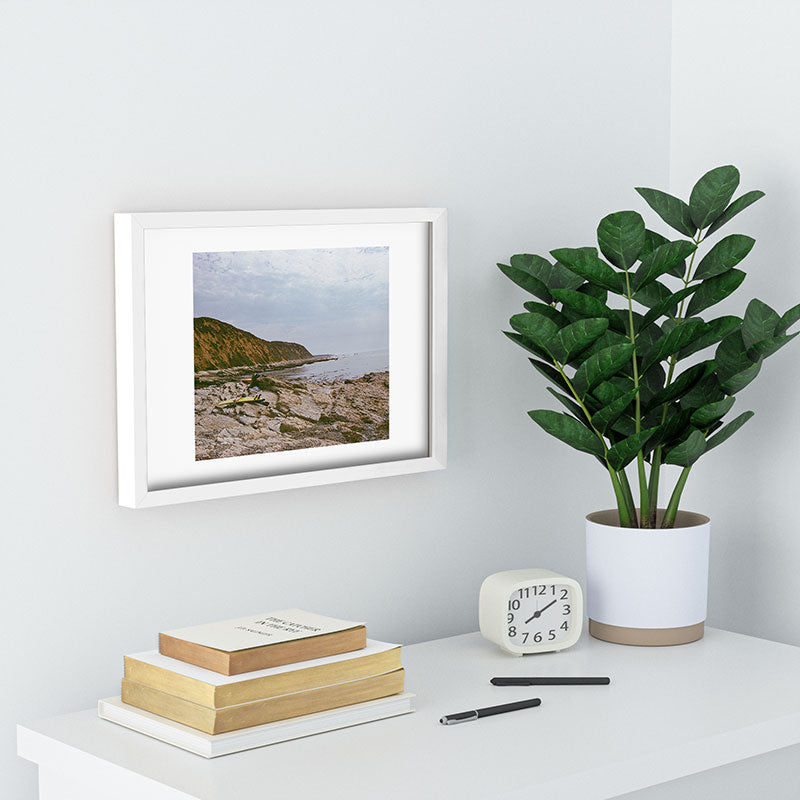 DENY Designs rocky beachside Recessed Framing Rectangle