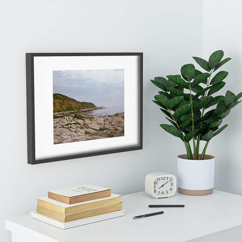 DENY Designs rocky beachside Recessed Framing Rectangle
