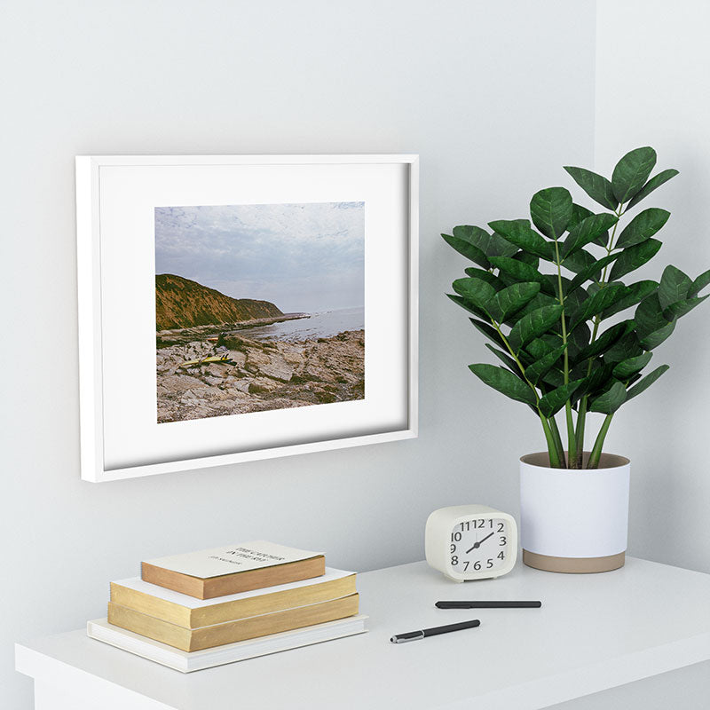 DENY Designs rocky beachside Recessed Framing Rectangle