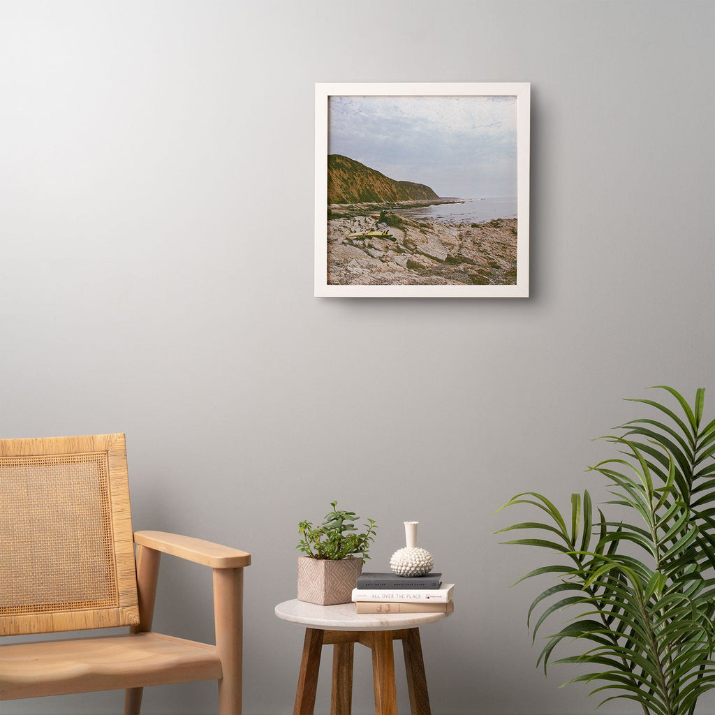 DENY Designs rocky beachside Framed Wall Art