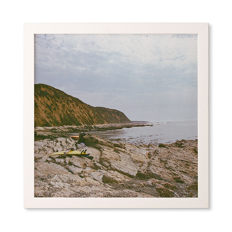 DENY Designs rocky beachside Framed Wall Art