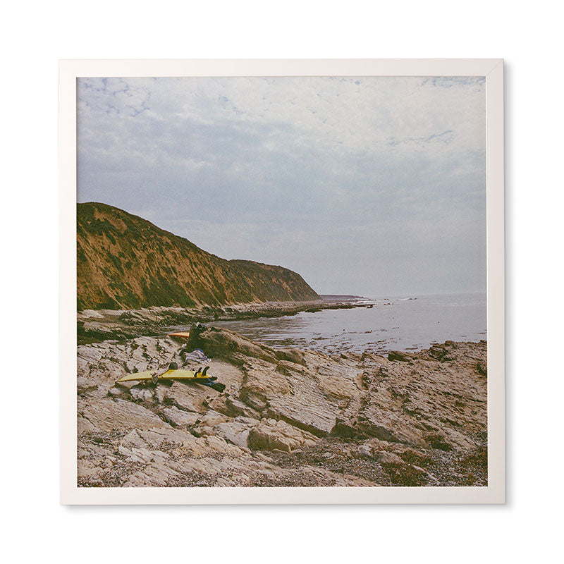 DENY Designs rocky beachside Framed Wall Art