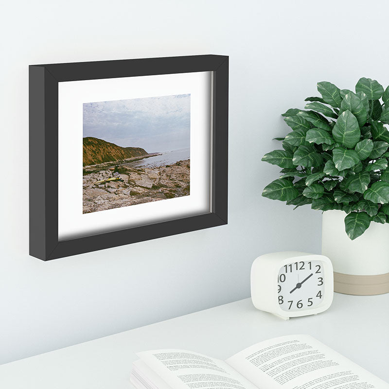 DENY Designs rocky beachside Recessed Framing Rectangle