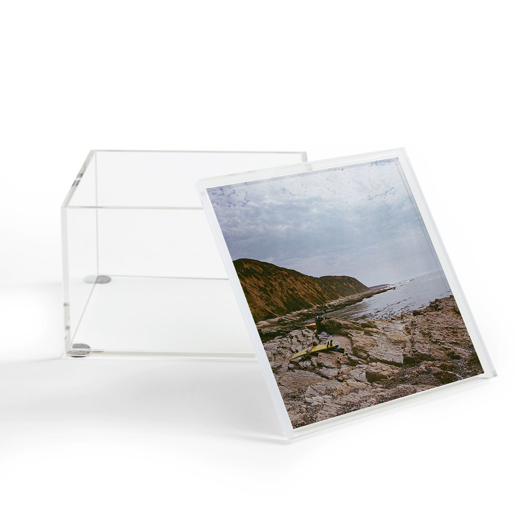 DENY Designs rocky beachside Acrylic Box