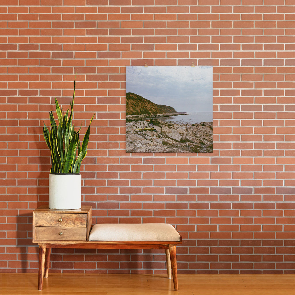 DENY Designs rocky beachside Art Print