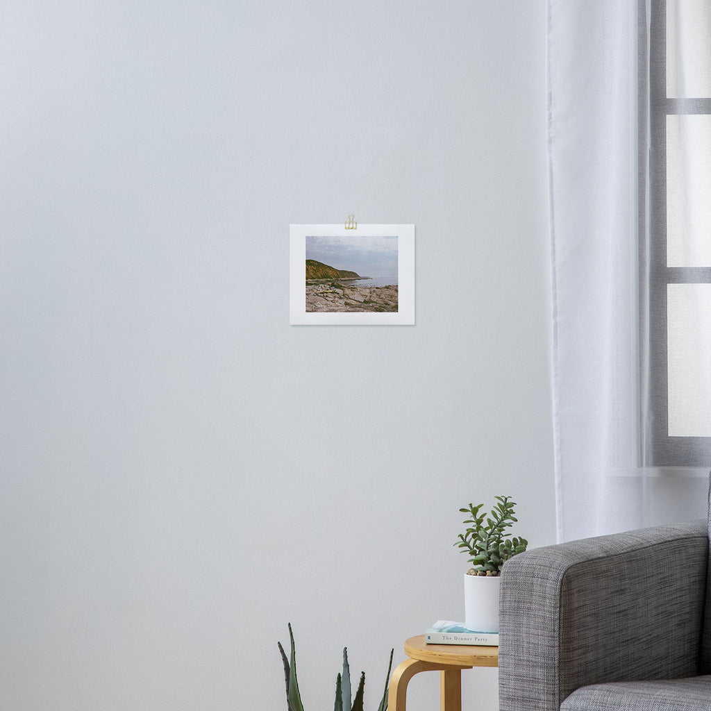 DENY Designs rocky beachside Art Print