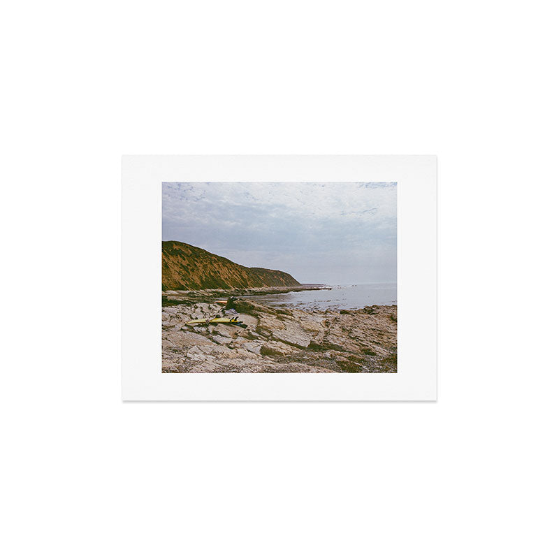 DENY Designs rocky beachside Art Print