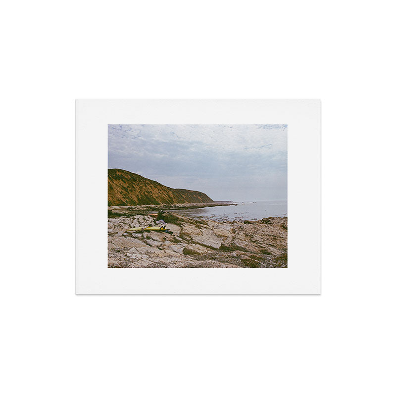 DENY Designs rocky beachside Art Print