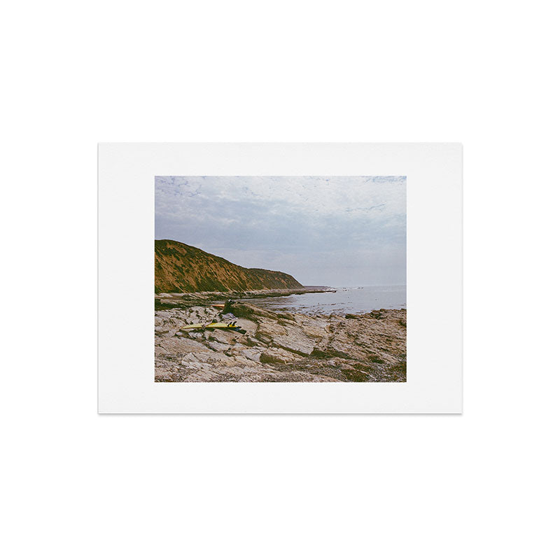 DENY Designs rocky beachside Art Print