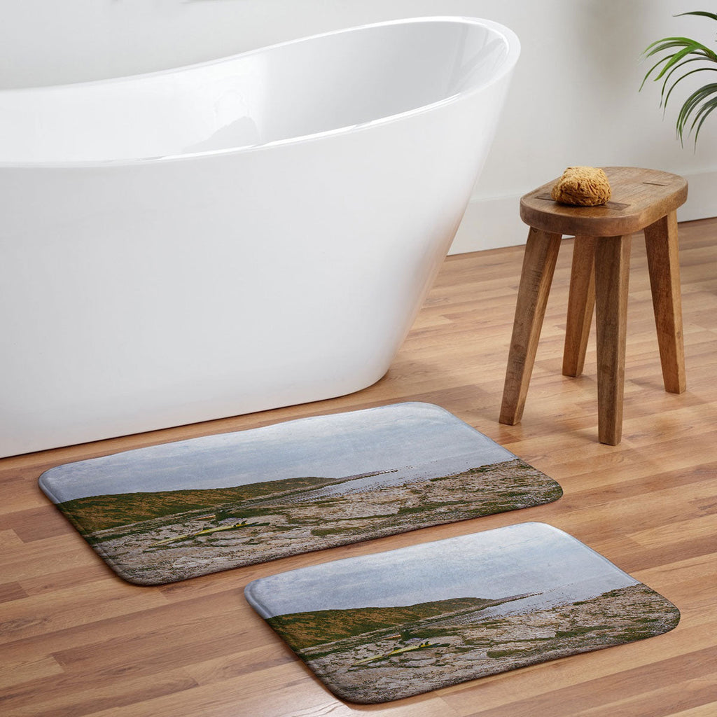 DENY Designs rocky beachside Memory Foam Bath Mat