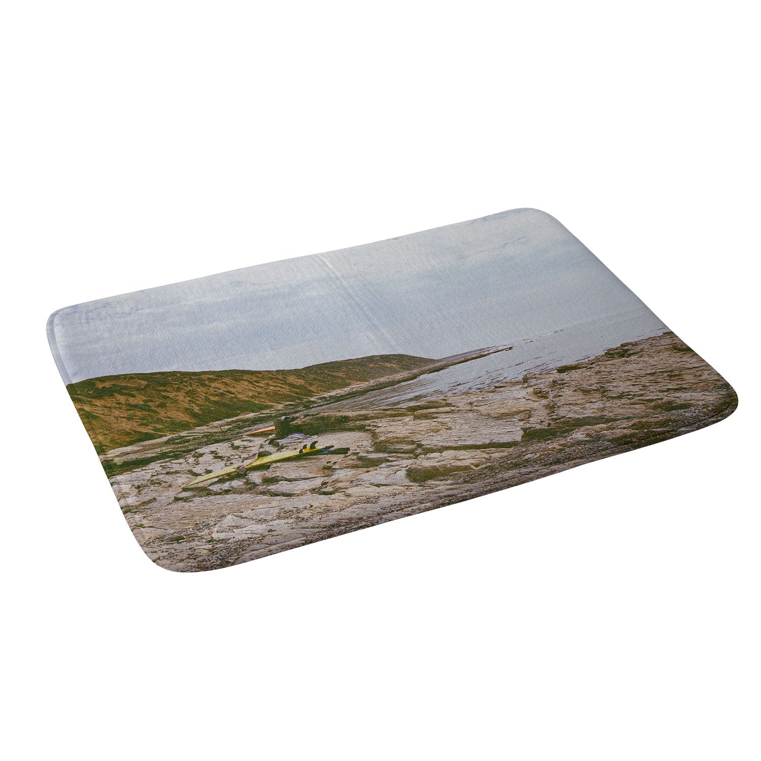 DENY Designs rocky beachside Memory Foam Bath Mat