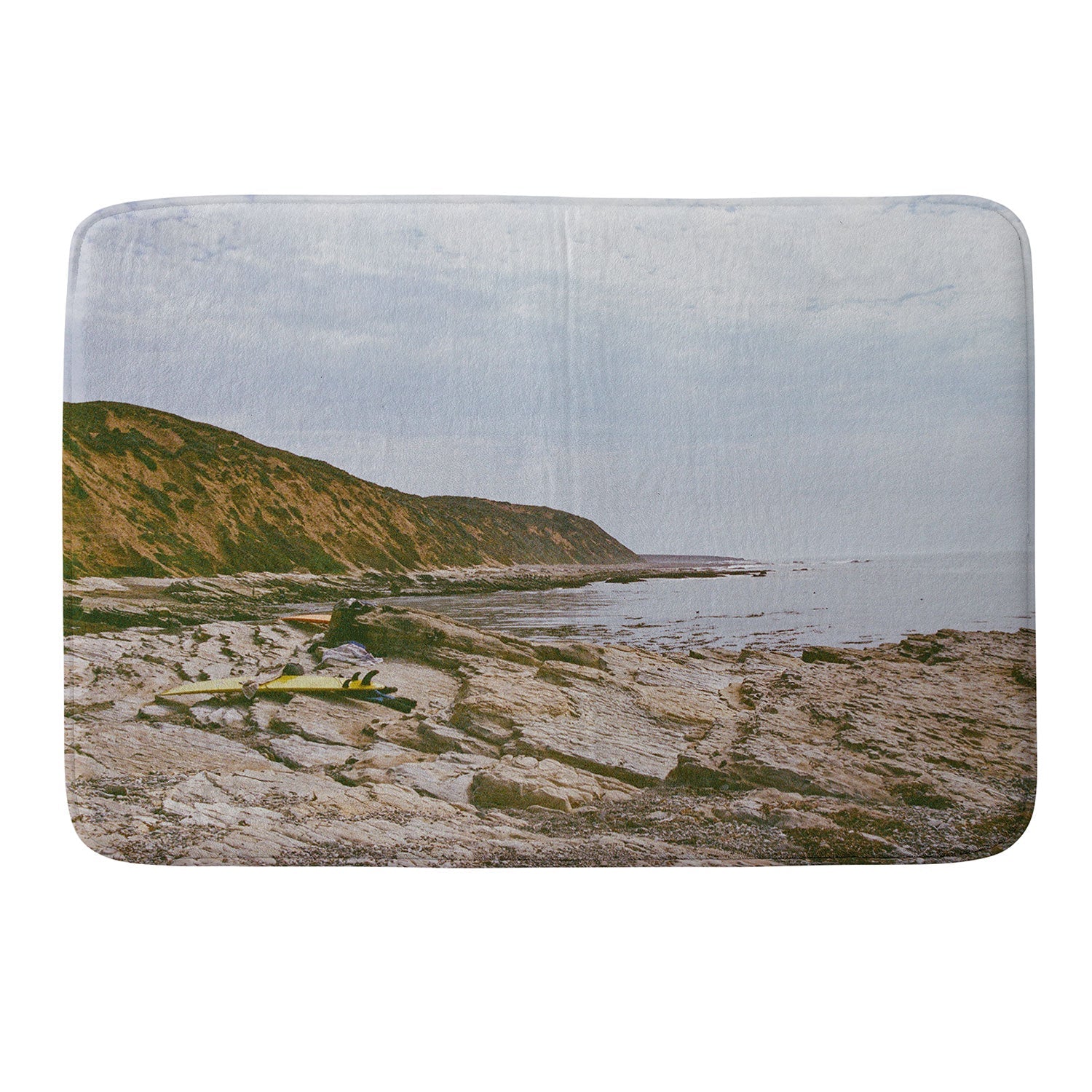 DENY Designs rocky beachside Memory Foam Bath Mat