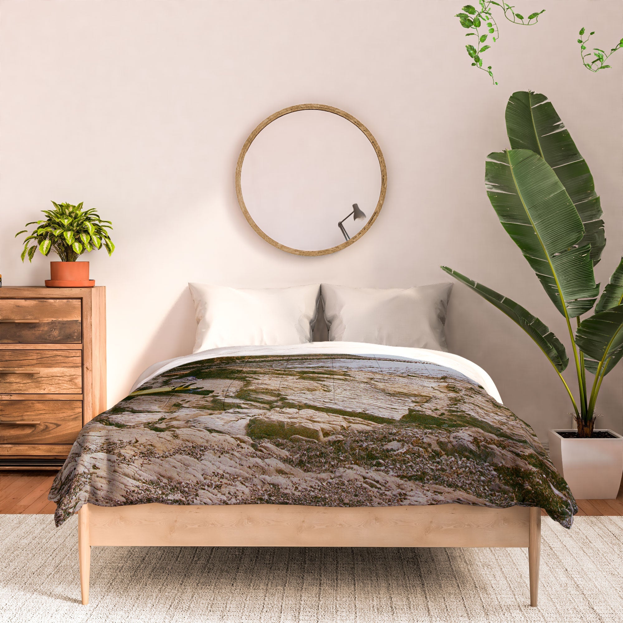 DENY Designs rocky beachside Comforter