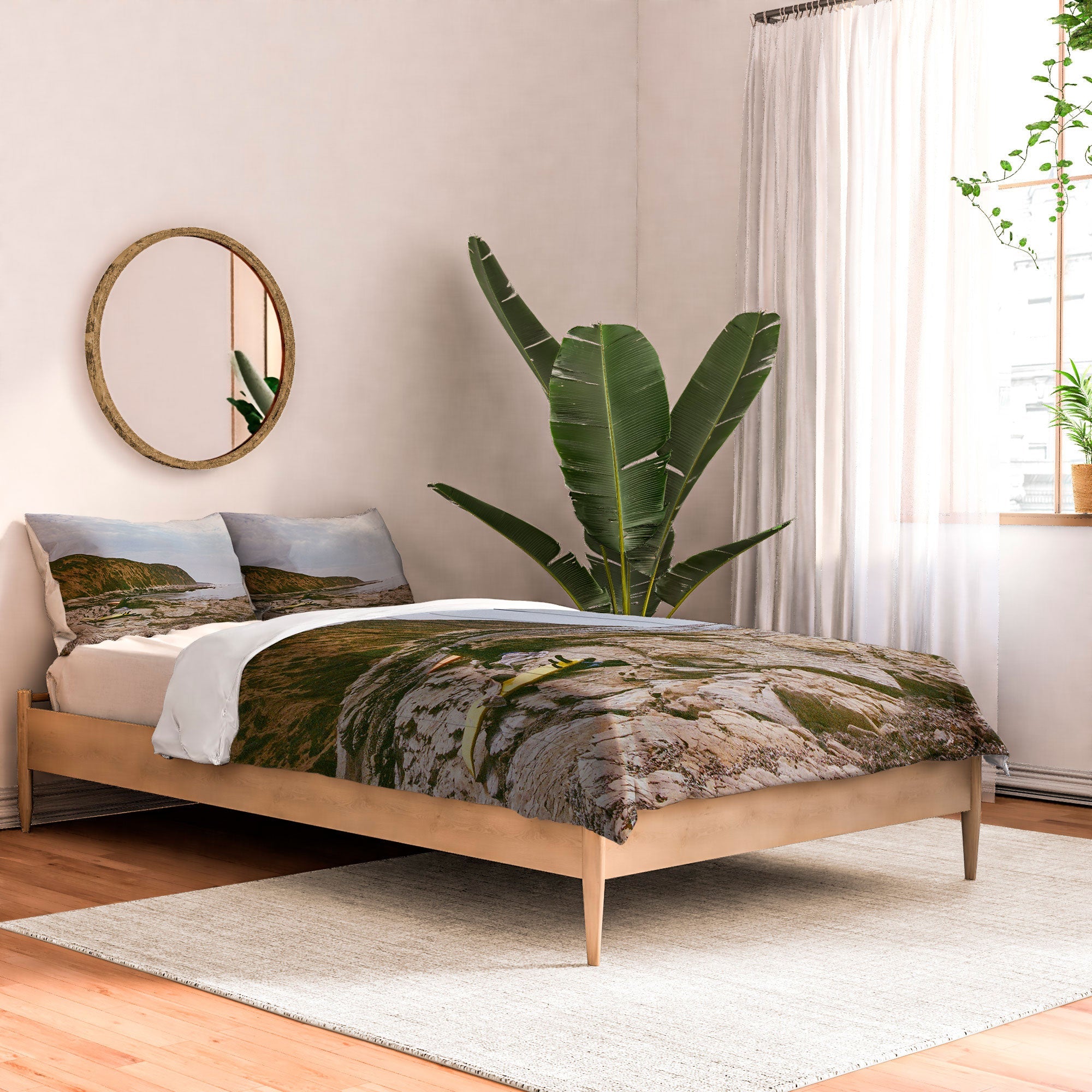 DENY Designs rocky beachside Comforter