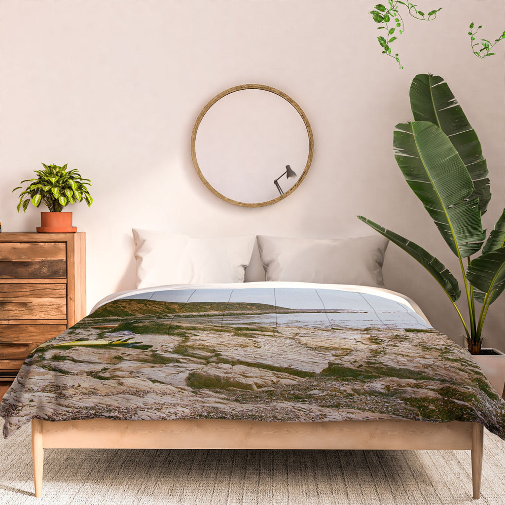 DENY Designs rocky beachside Comforter