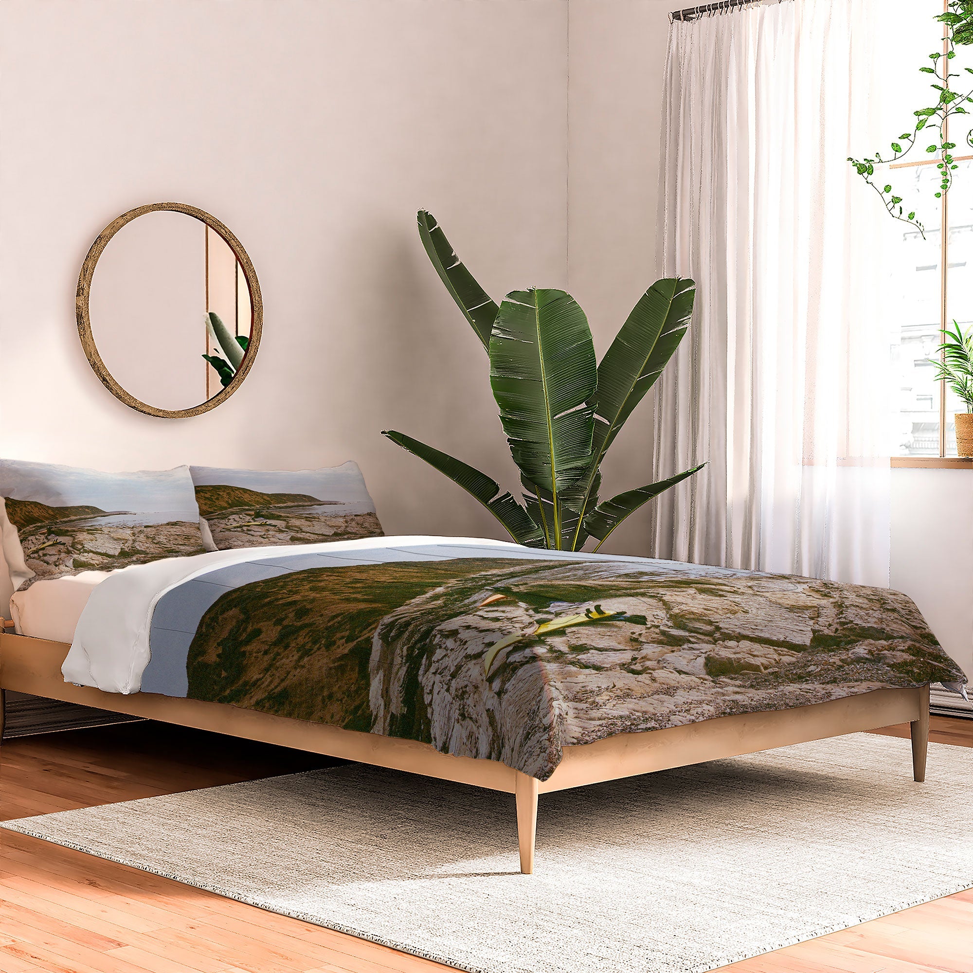 DENY Designs rocky beachside Comforter