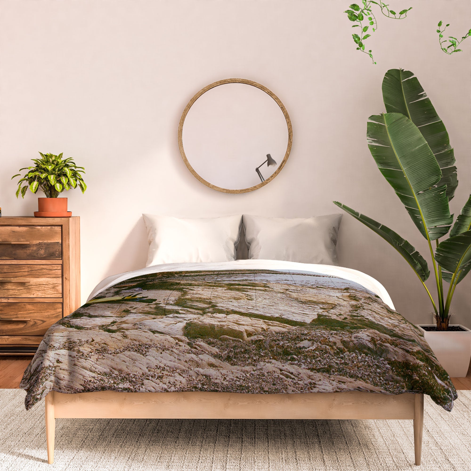DENY Designs rocky beachside Comforter