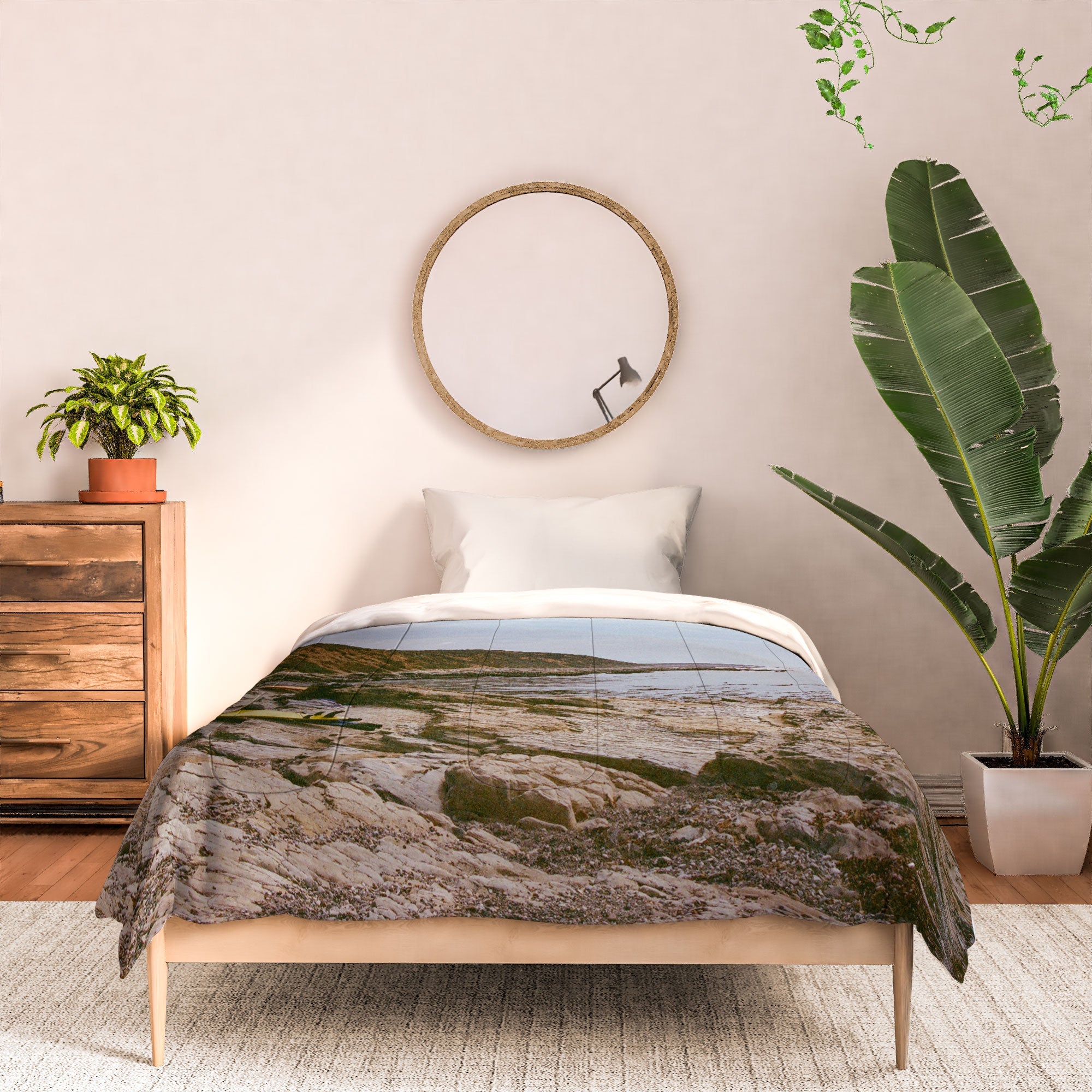 DENY Designs rocky beachside Comforter