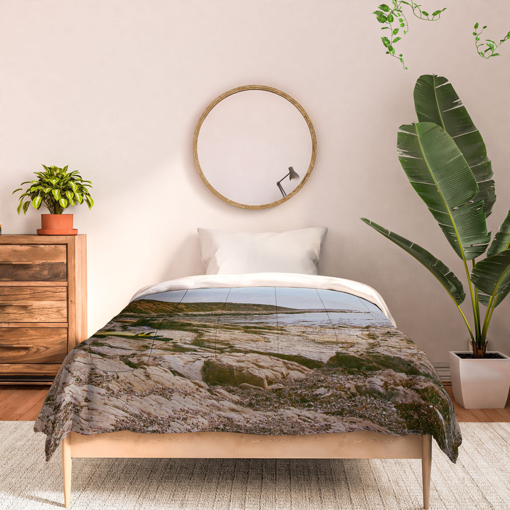 DENY Designs rocky beachside Comforter