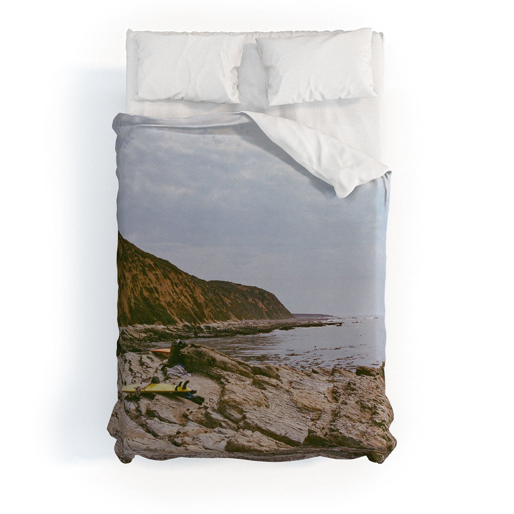 DENY Designs rocky beachside Duvet Cover