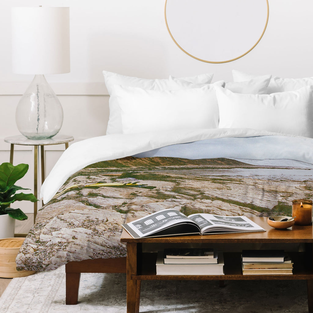 DENY Designs rocky beachside Duvet Cover