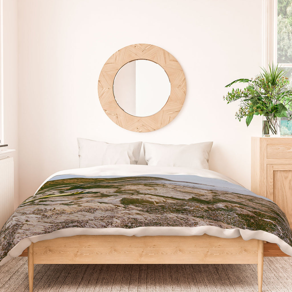 DENY Designs rocky beachside Duvet Cover