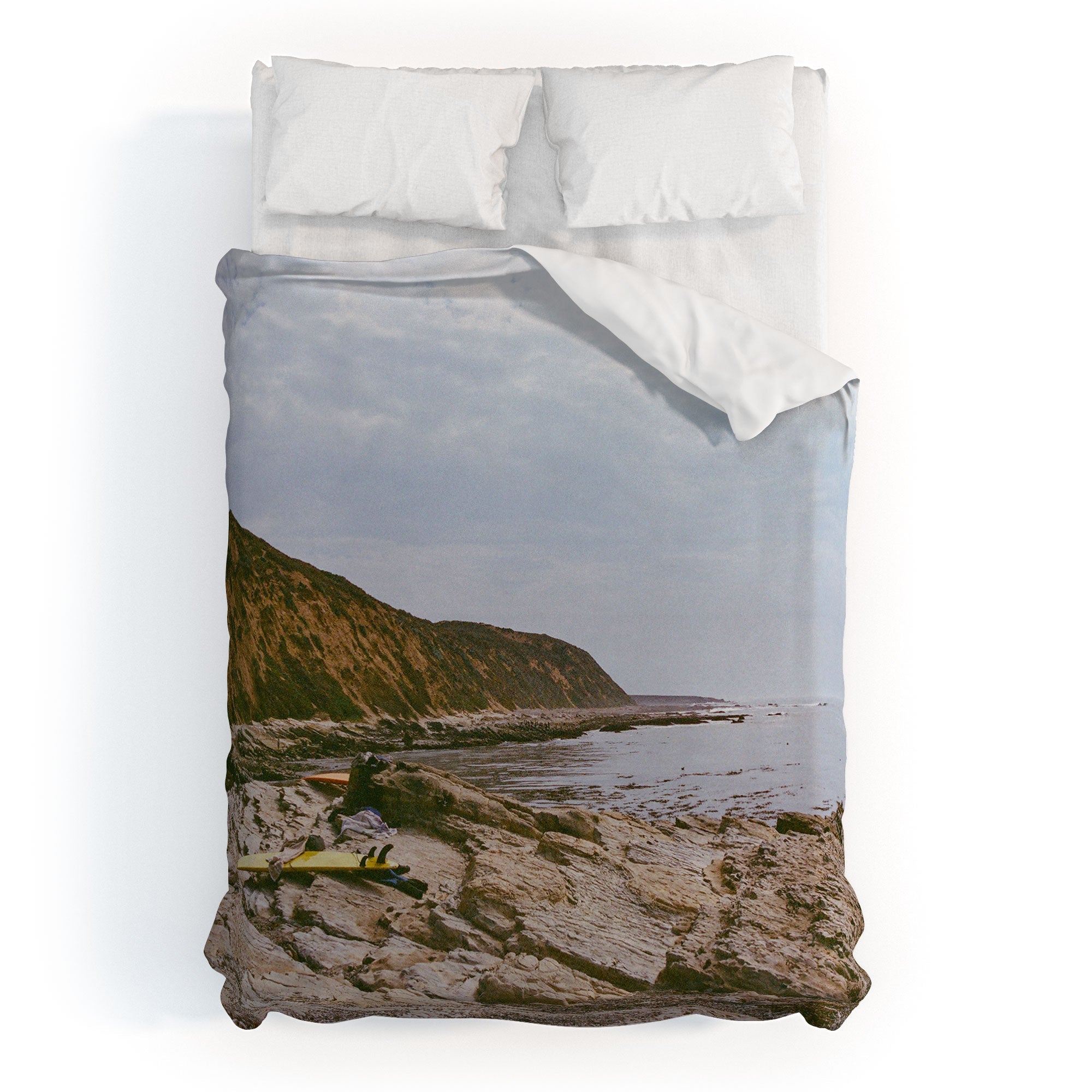 DENY Designs rocky beachside Duvet Cover