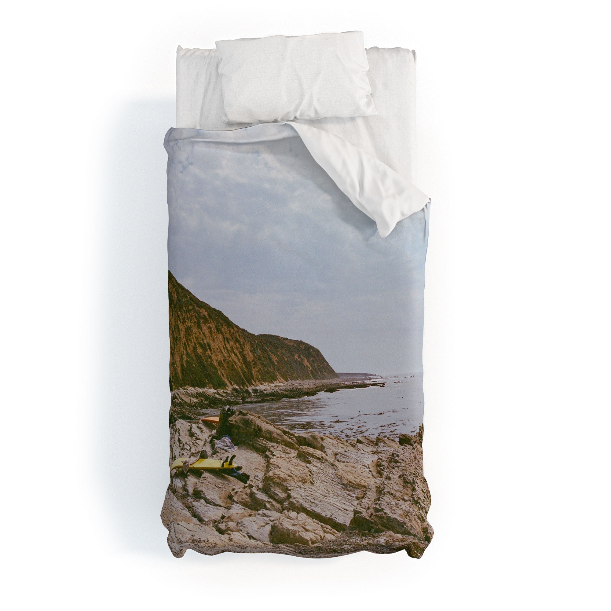 DENY Designs rocky beachside Duvet Cover