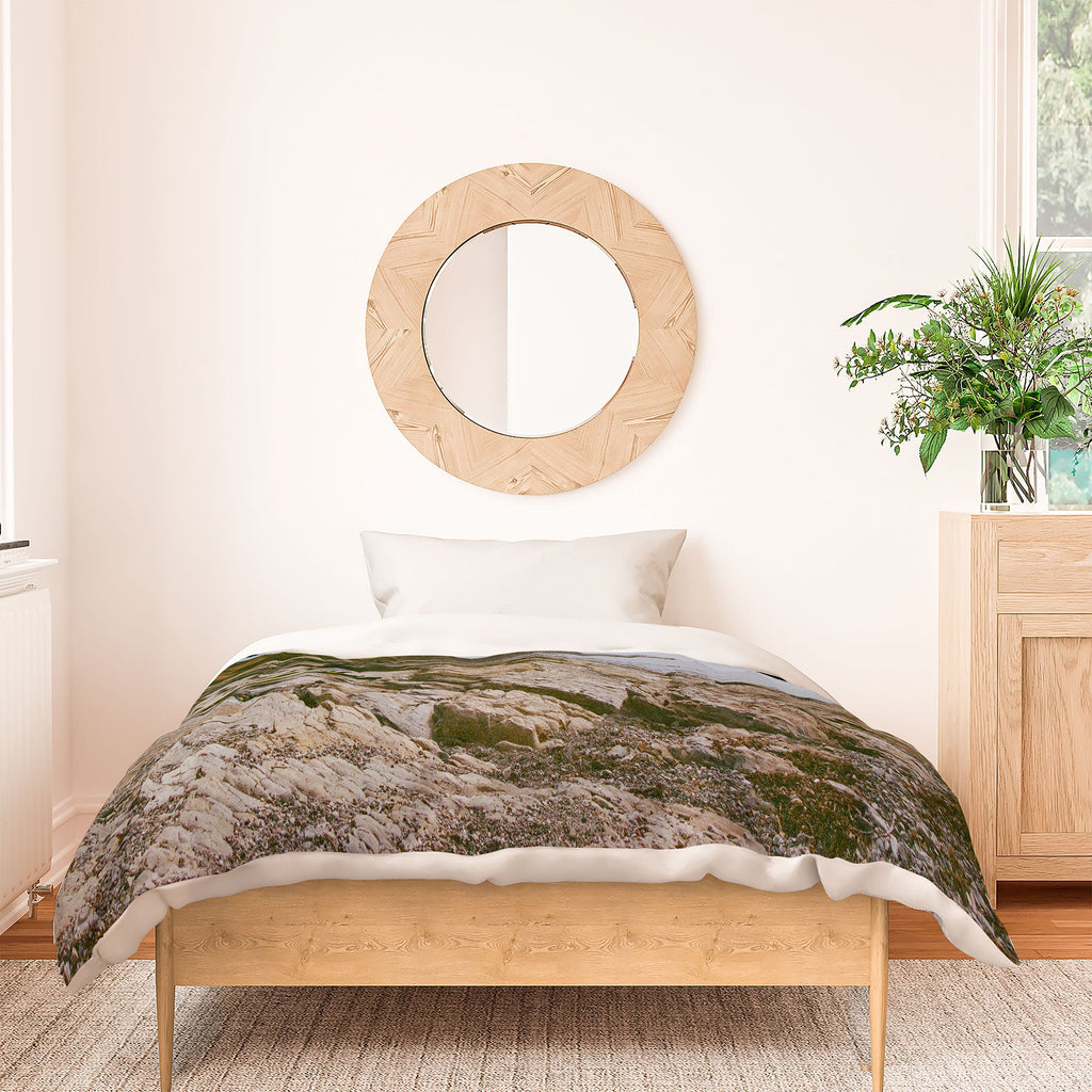 DENY Designs rocky beachside Duvet Cover