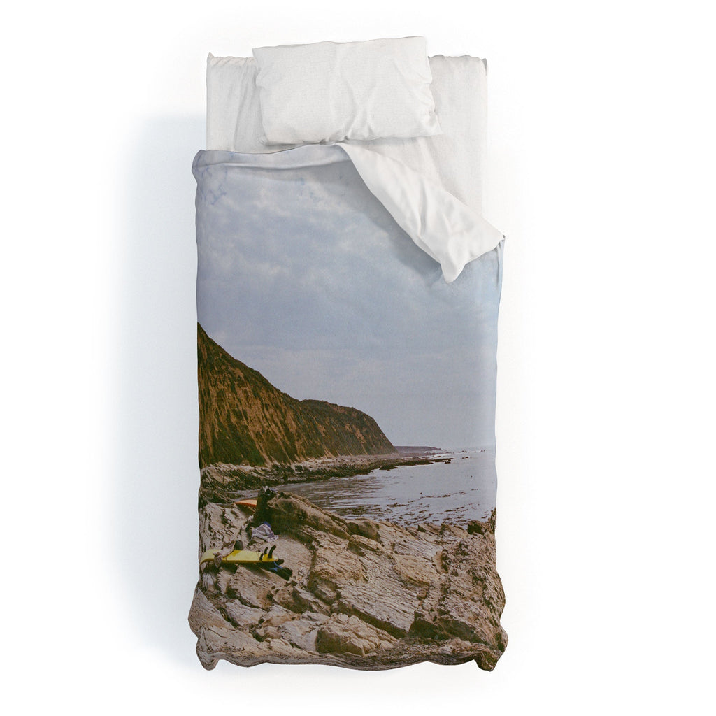 DENY Designs rocky beachside Duvet Cover