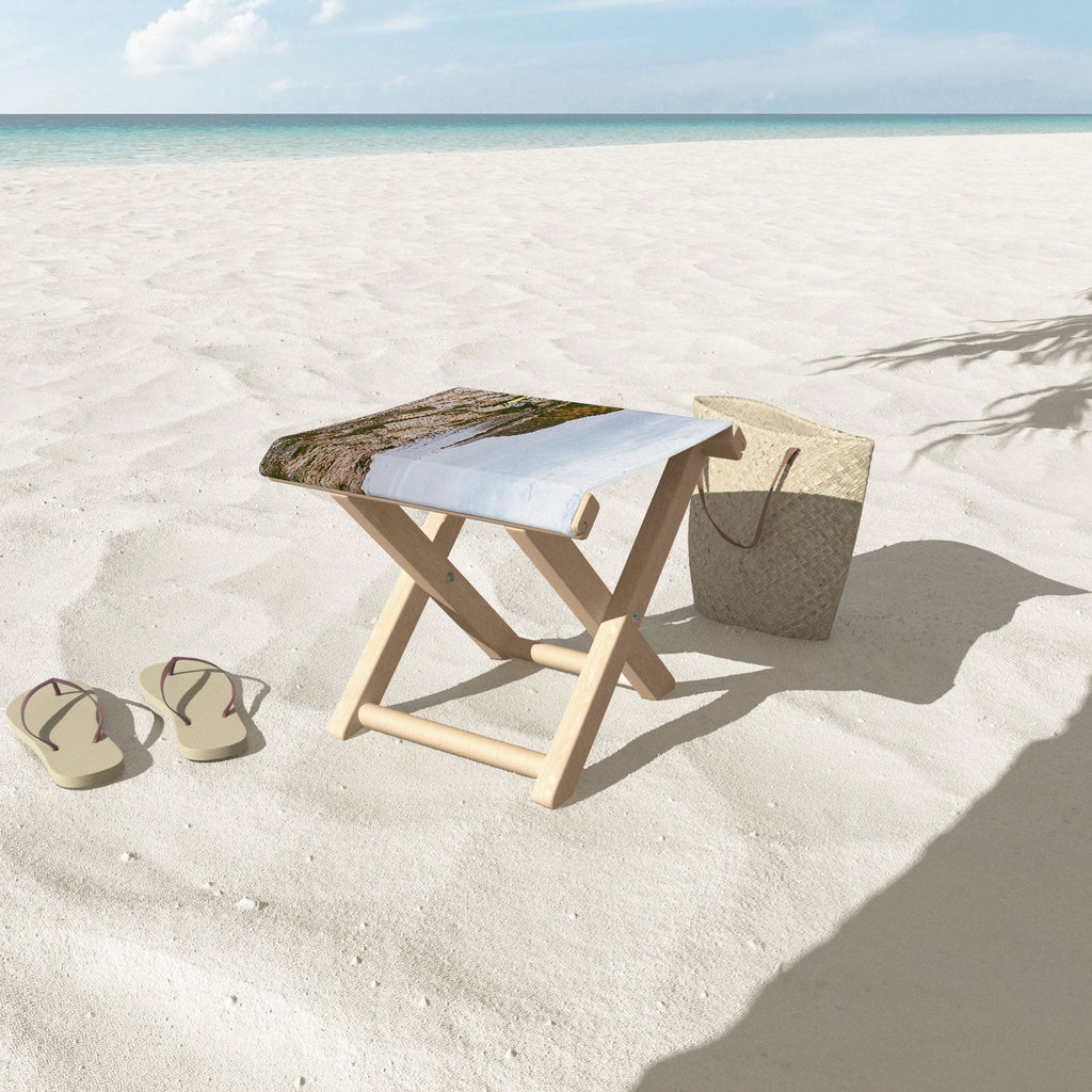 DENY Designs rocky beachside Folding Stool