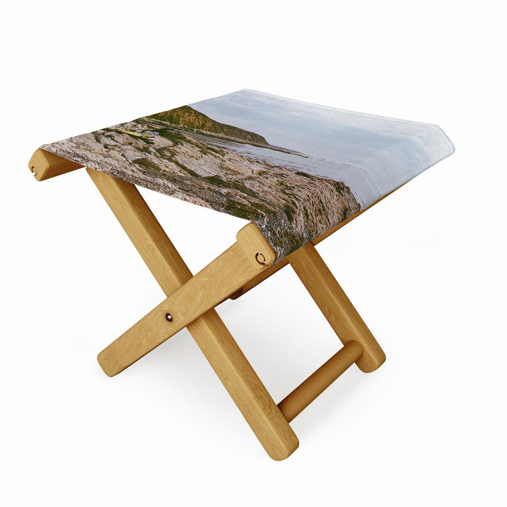 DENY Designs rocky beachside Folding Stool