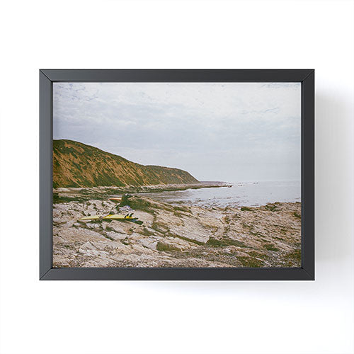 DENY Designs rocky beachside Framed Mini Art Print