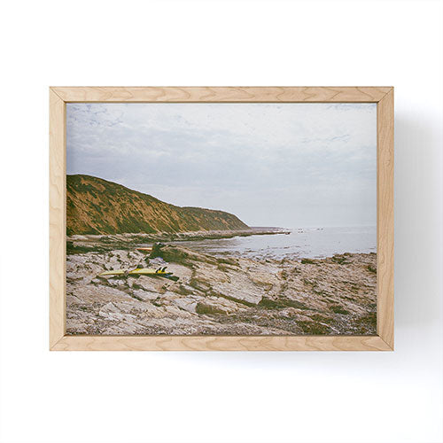 DENY Designs rocky beachside Framed Mini Art Print