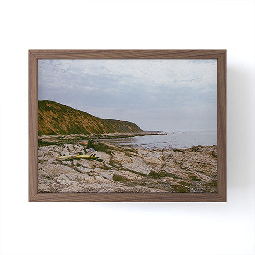 DENY Designs rocky beachside Framed Mini Art Print