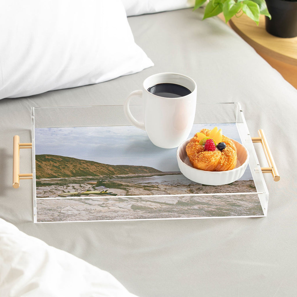 DENY Designs rocky beachside Acrylic Tray