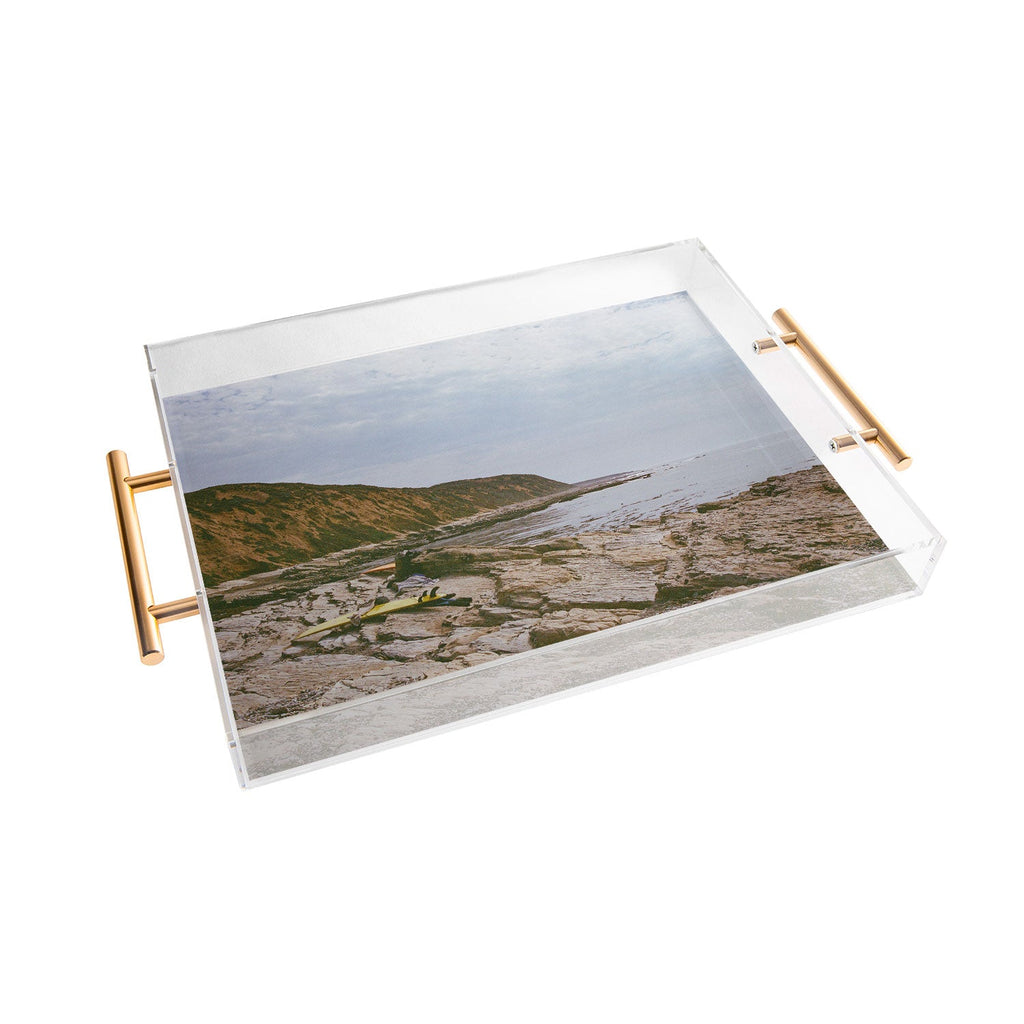 DENY Designs rocky beachside Acrylic Tray