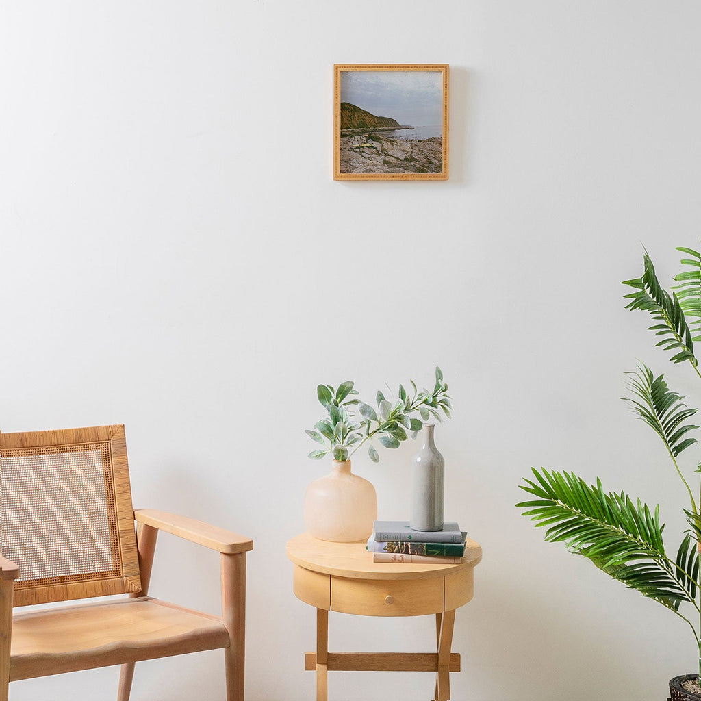 DENY Designs rocky beachside Framed Wall Art