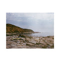 DENY Designs rocky beachside Poster