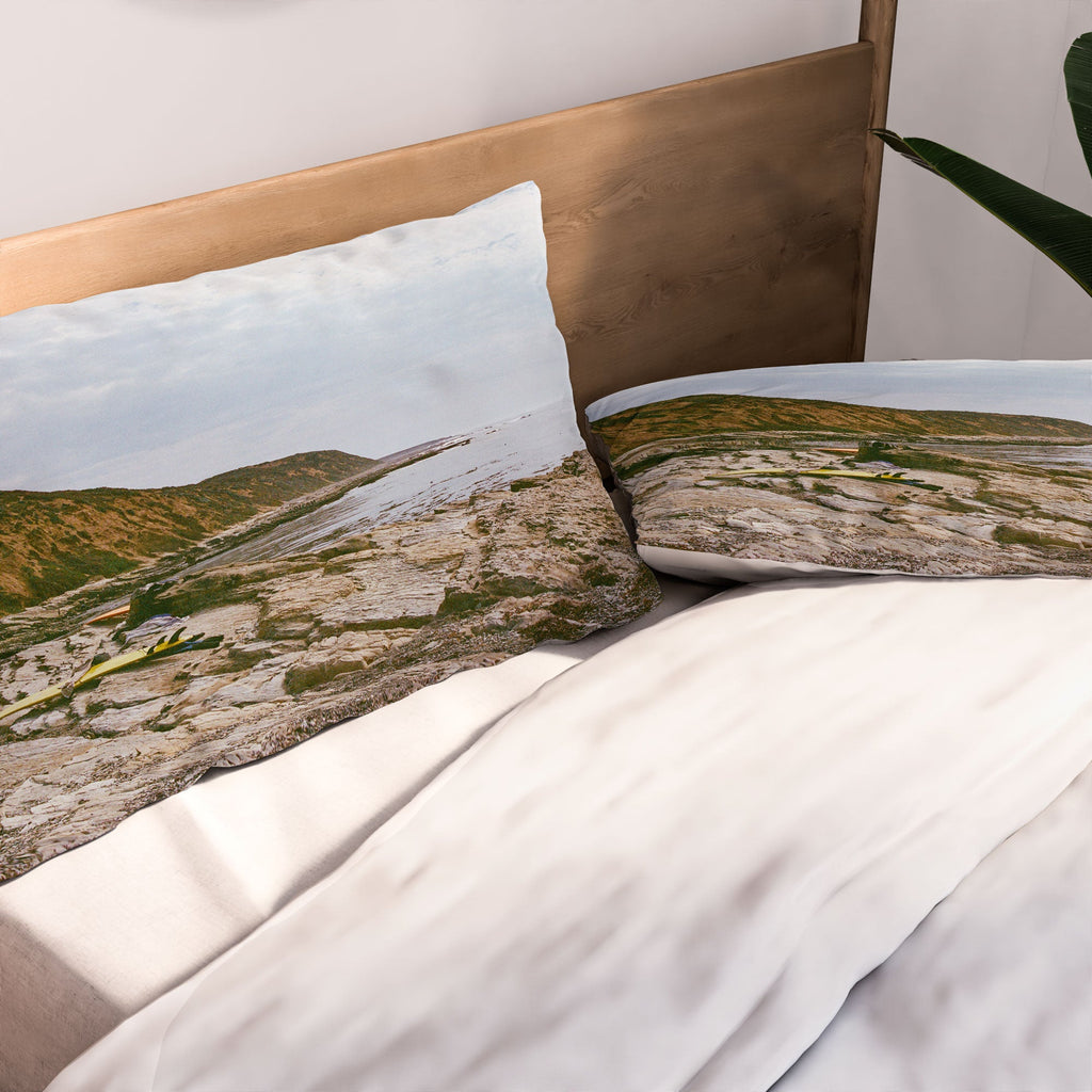 DENY Designs rocky beachside Pillow Shams