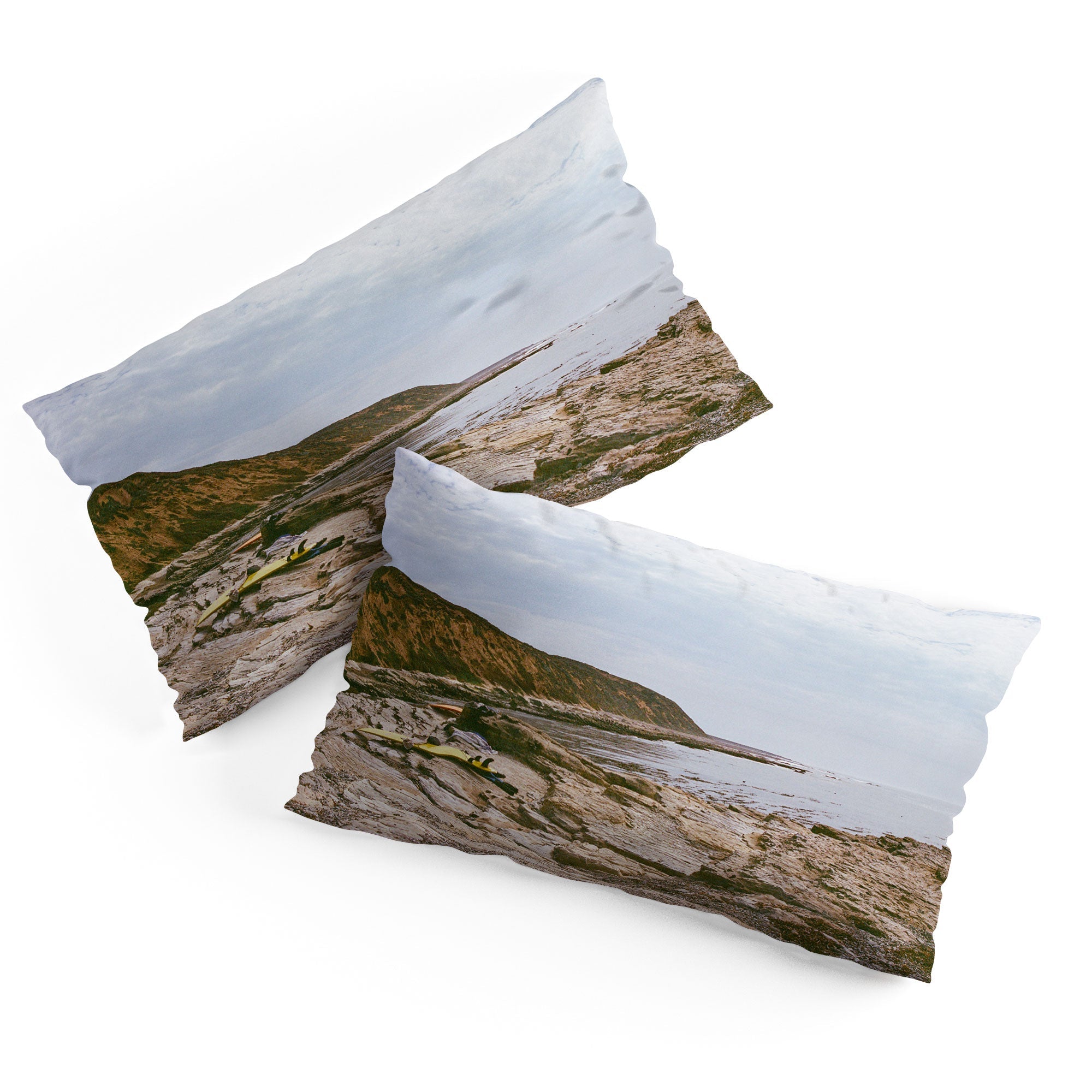 DENY Designs rocky beachside Pillow Shams