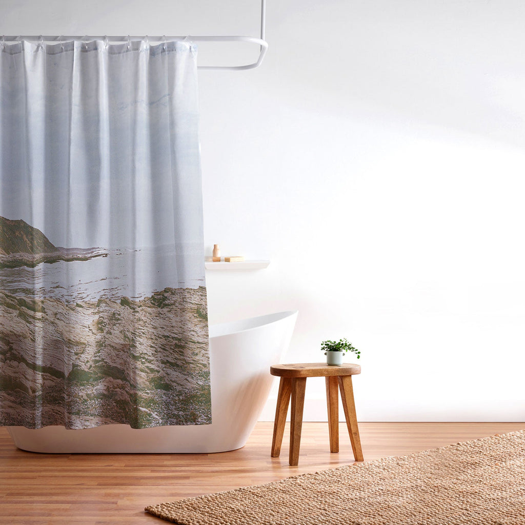 DENY Designs rocky beachside Shower Curtain